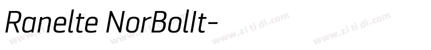 Ranelte NorBolIt字体转换 Ranelte NorBolIt字体转换